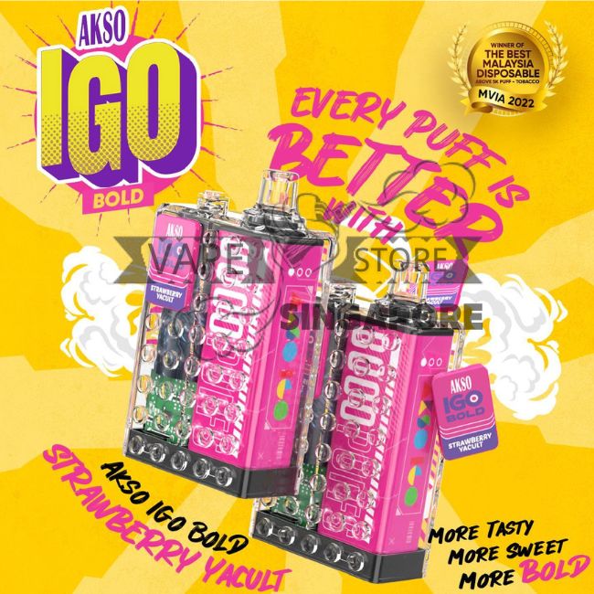 akso-igo-vape-strawberry-yacult-singapore-vape-store