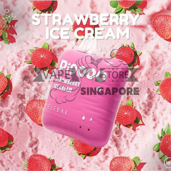 elfbar-pi-9000-puff-disposable-vape-strawberry-ice-cream-singapore-vape-store