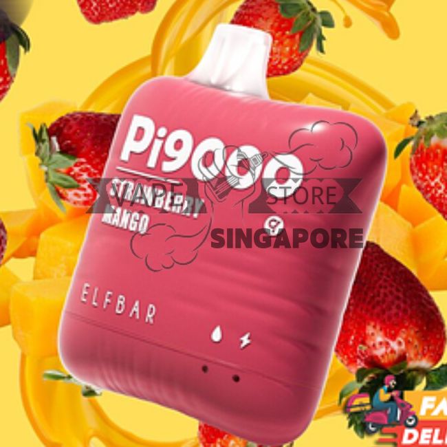 elfbar-pi-9000-puff-disposable-vape-strawberry-mango-singapore-vape-store