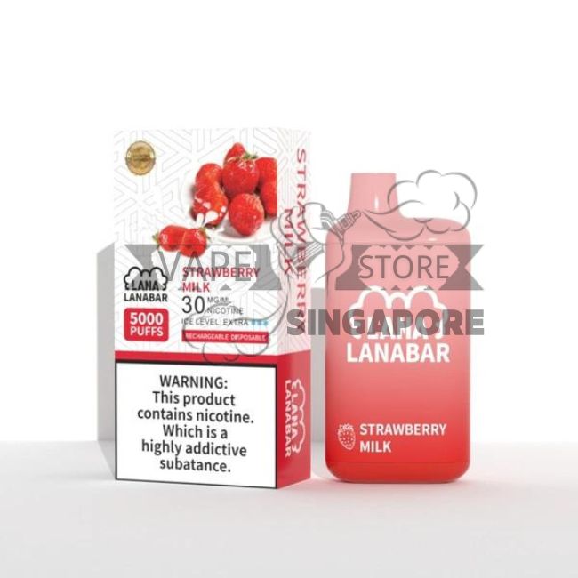 lanabar-5k-puff-disposable-strawberry-milk-singapore-vape-store